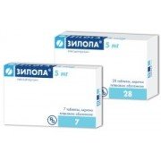 ЗИЛОЛА® таблетки, п/плен. обол., по 5 мг №28 (7х4)