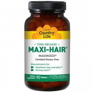 Country Life, Maxi-Hair витаминный комплекс для волос