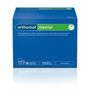 Ортомол Orthomol Mental - активизация мозговой деятельности и ЦНС (30 дней)