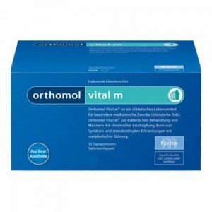 Ортомол Orthomol Vital M Grapefruit (гранулы) для мужчин (30 дней)