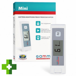 Глюкометр Gamma Mini + тест-полоски
