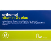 Ортомол Orthomol Vitamin D3 Plus - укрепление костного скелета и структуры костей