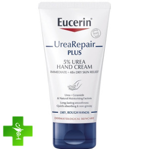 Eucerin крем для рук Urea Repair Plus 5% urea увлажняющий для сухой кожи
