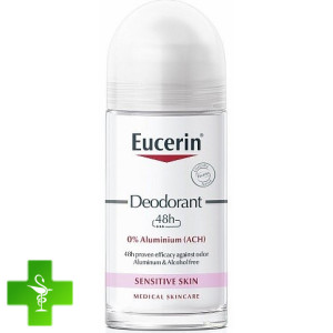 Eucerin Дезодорант шариковый 48h без алюминия для чувствительной кожи